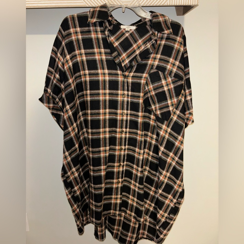 VICI - Entro oversized flannel dress